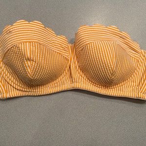 Jessica Simpson Candy Stripe Tangerine bandeau